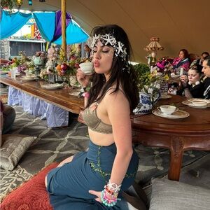 Elegant Pale Green Bra